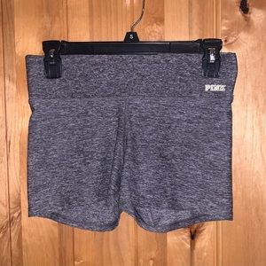 Victoria’s Secret PINK Ultimate Gray Marled Seamless Shorts